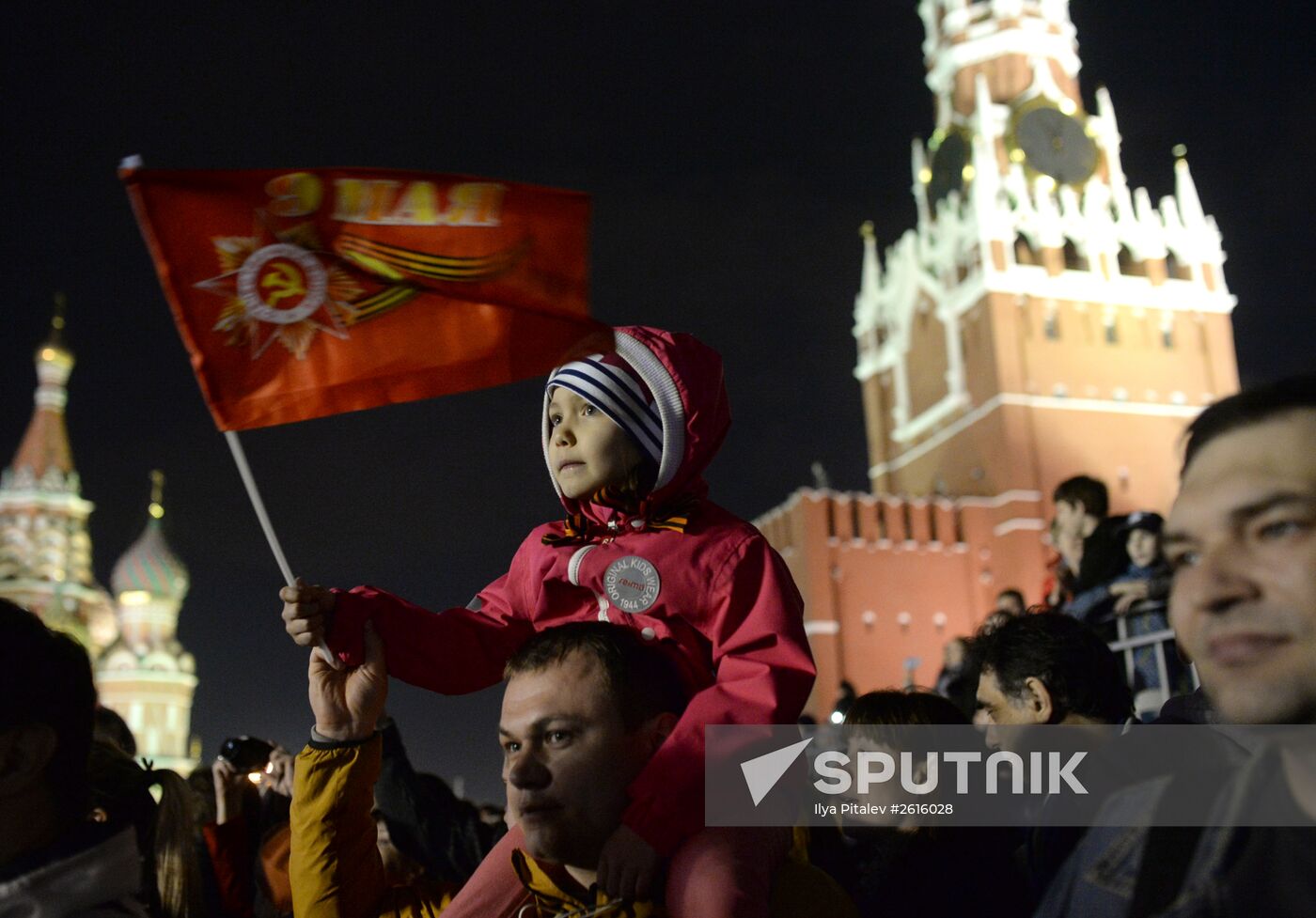 Victory Day Parade rehearsal in Moscow