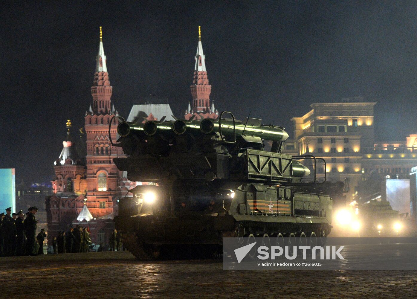 Victory Day Parade rehearsal in Moscow
