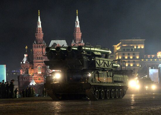 Victory Day Parade rehearsal in Moscow