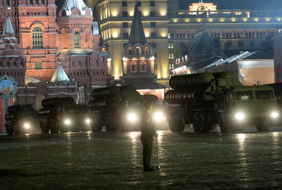 Victory Day Parade rehearsal in Moscow