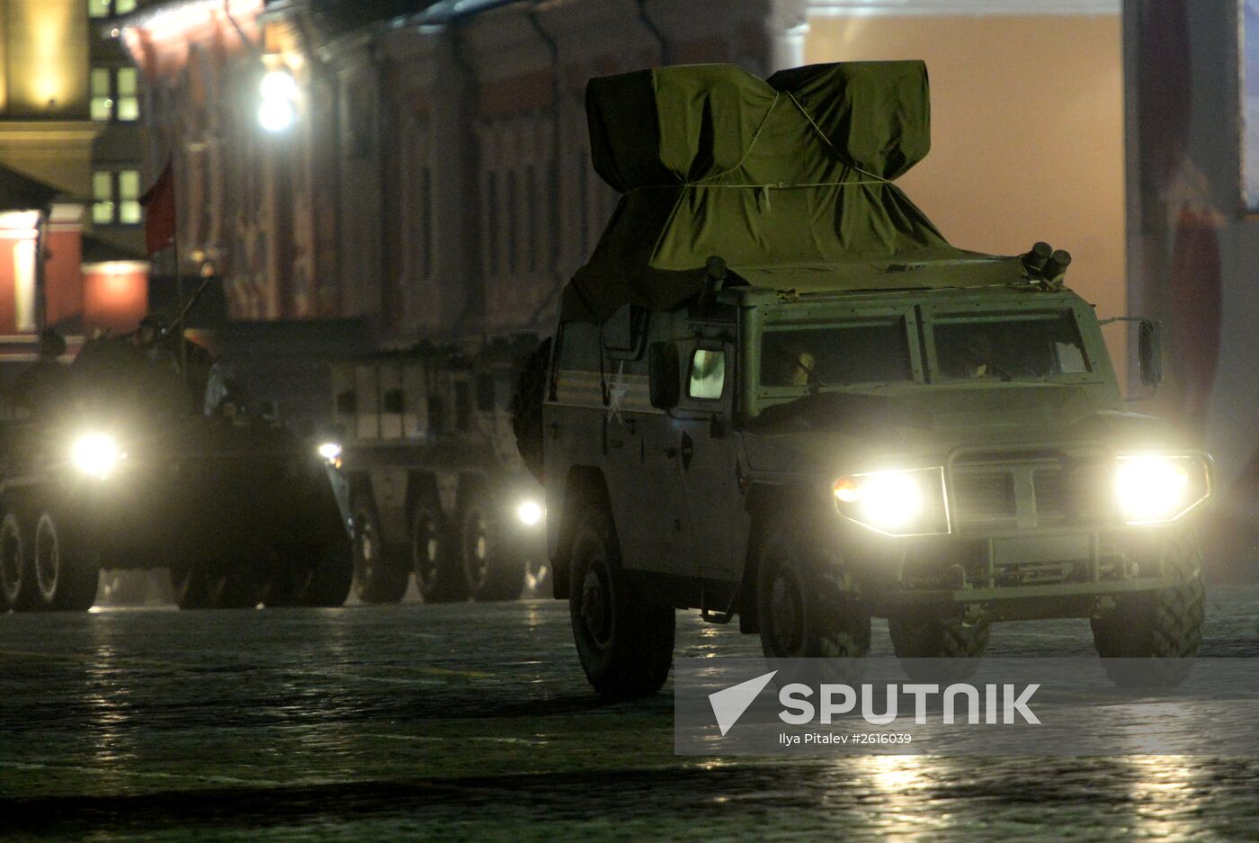 Victory Day Parade rehearsal in Moscow