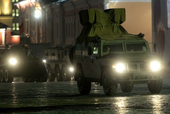 Victory Day Parade rehearsal in Moscow