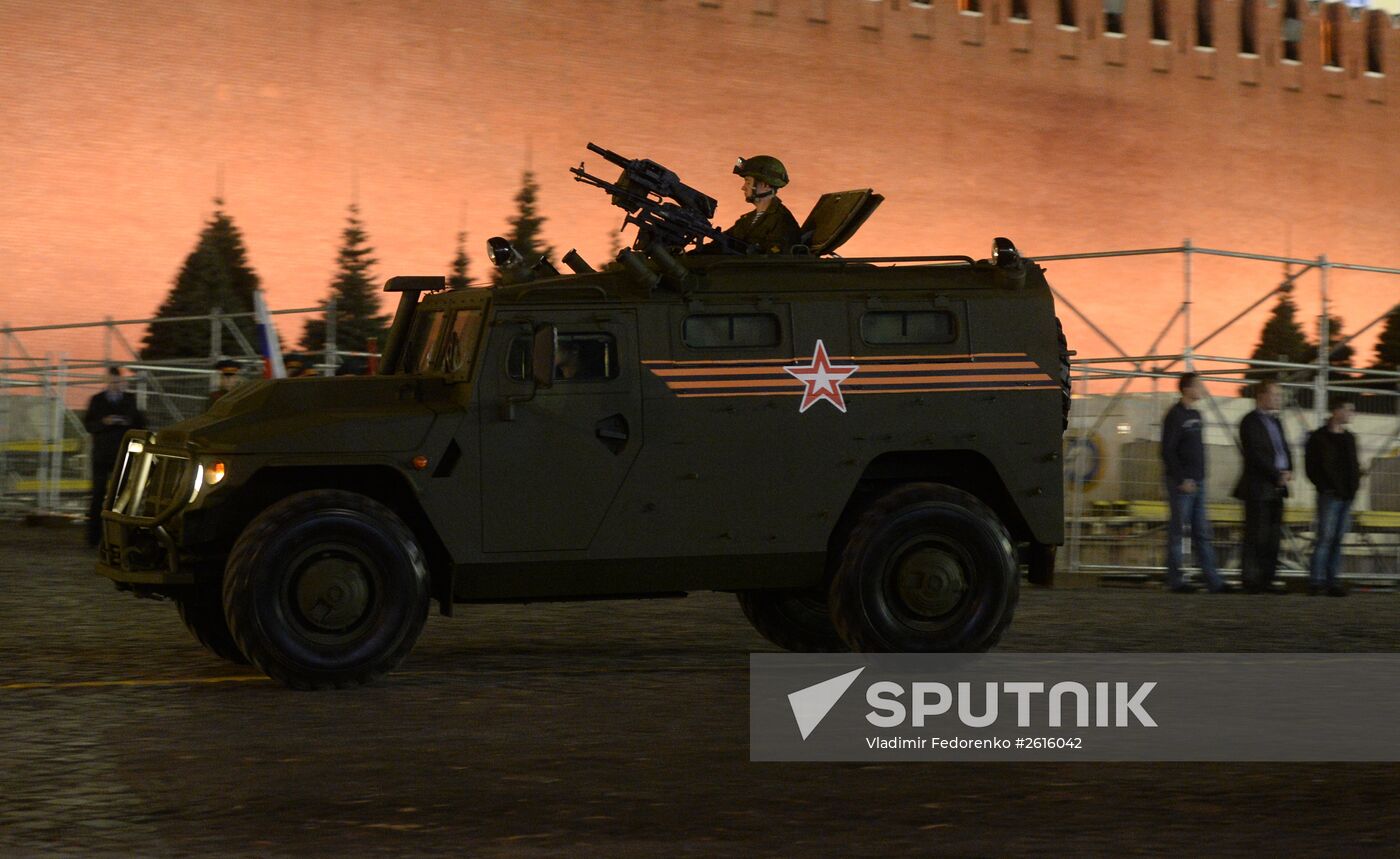 Victory Day Parade rehearsal in Moscow