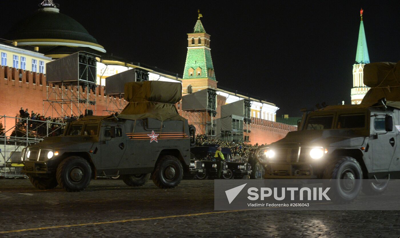 Victory Day Parade rehearsal in Moscow