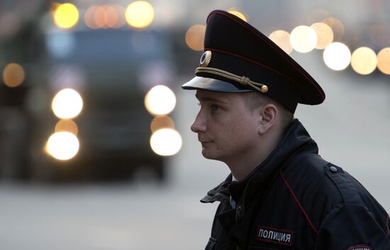 Victory Day Parade rehearsal in Moscow