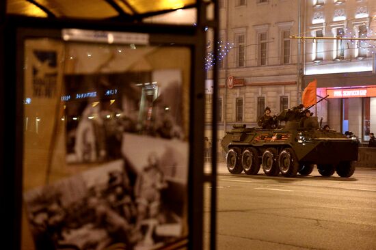 Victory Day Parade rehearsal in Moscow