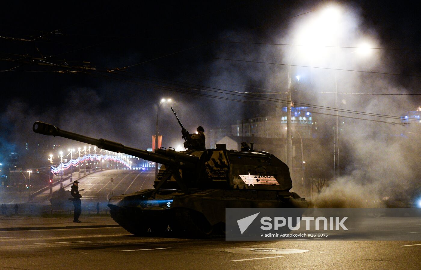 Victory Day Parade rehearsal in Moscow