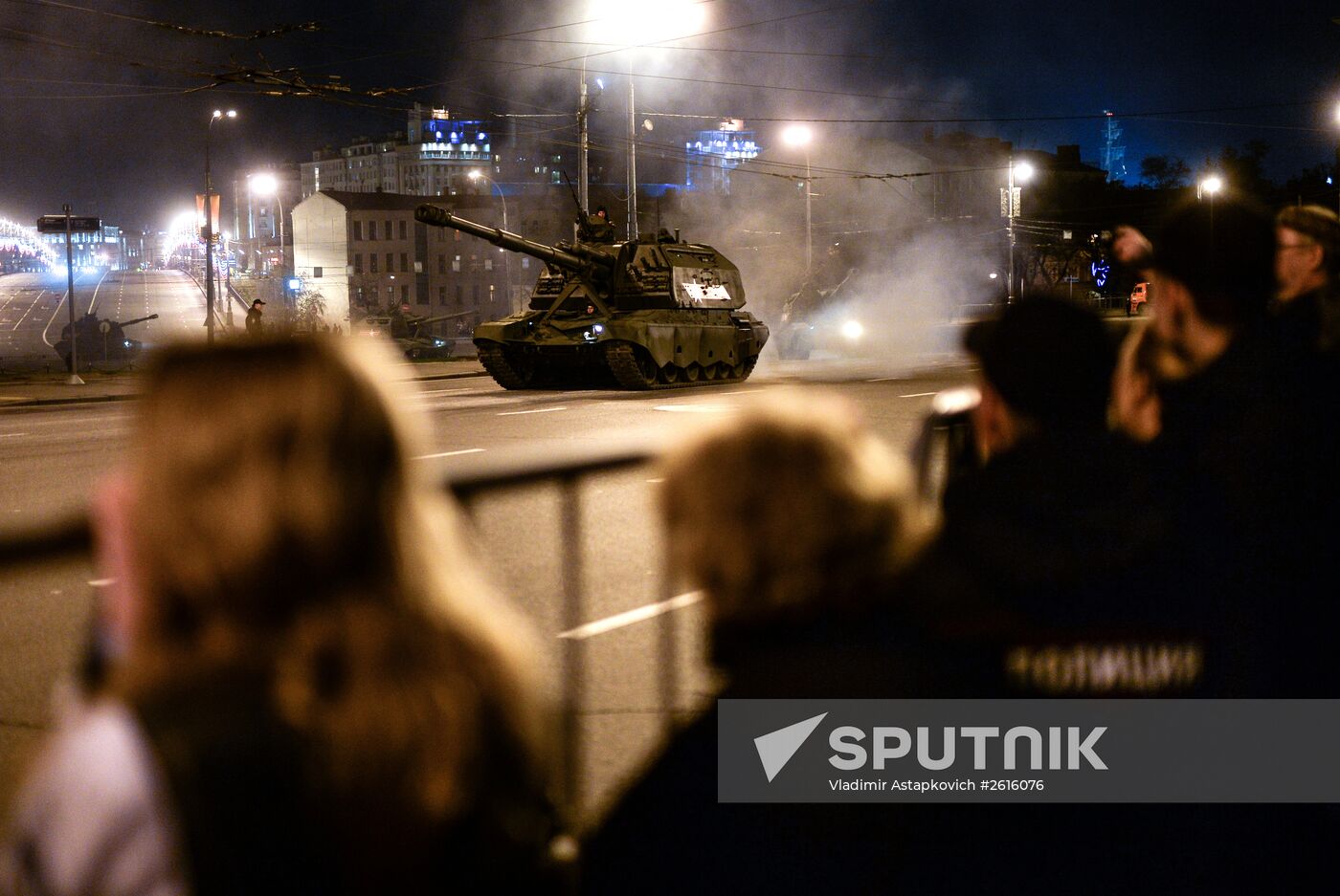 Victory Day Parade rehearsal in Moscow