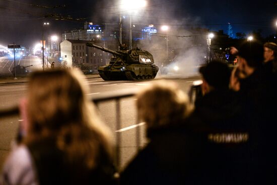 Victory Day Parade rehearsal in Moscow