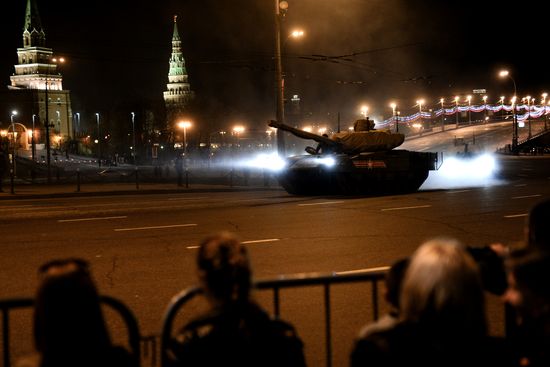 Victory Day Parade rehearsal in Moscow