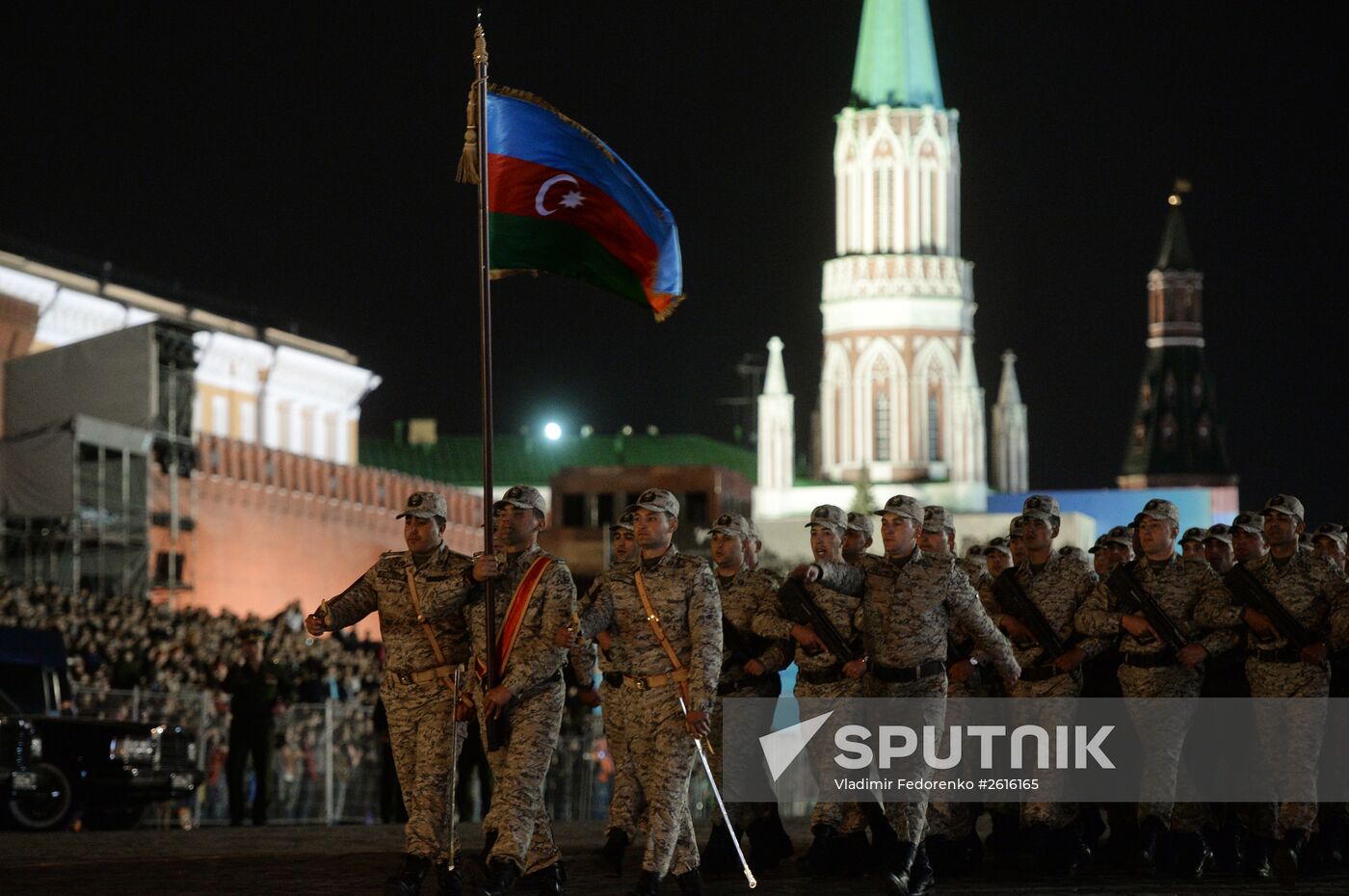 Victory Day Parade rehearsal in Moscow