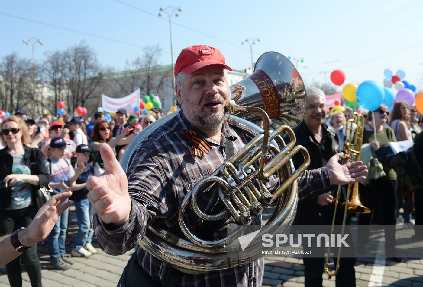 May Day marches in Russia