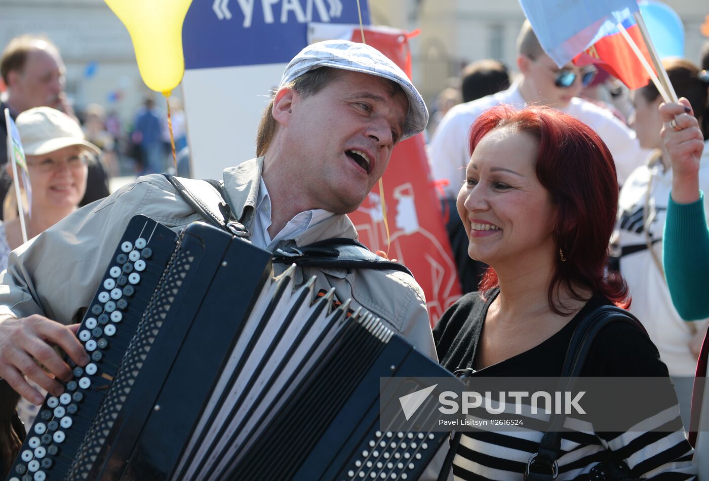 May Day marches in Russia