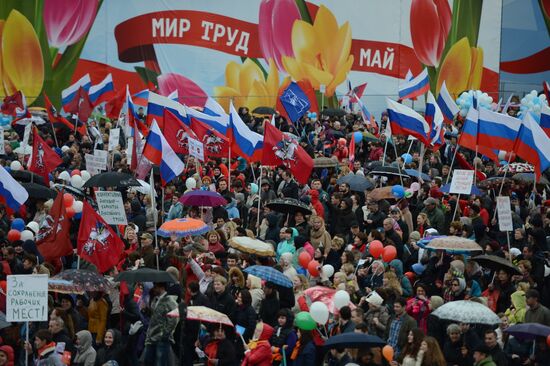 Labour Unions Spring and Labour Day march