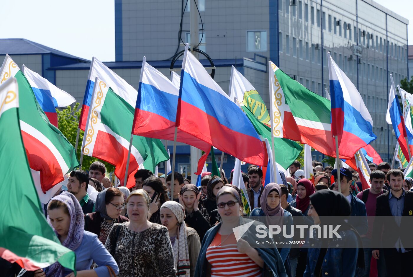 May Day marches in Russia