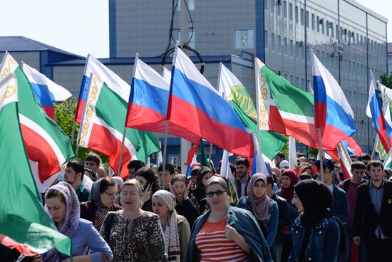 May Day marches in Russia