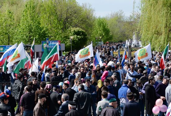 May Day marches in Russia