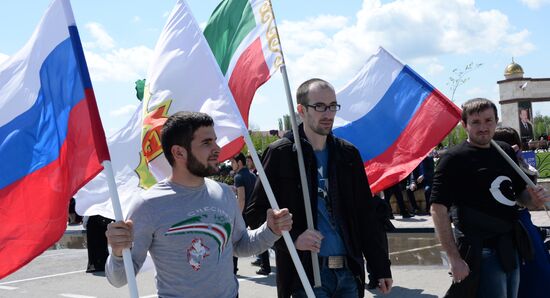 May Day marches in Russia