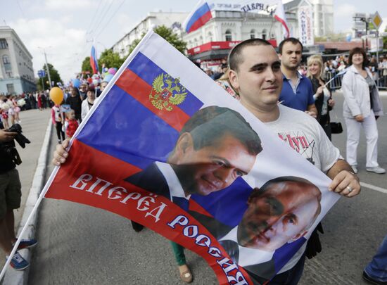 May Day marches in Russia
