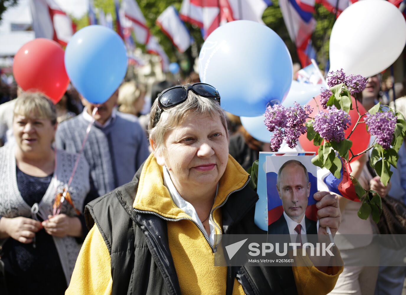 May Day marches in Russia