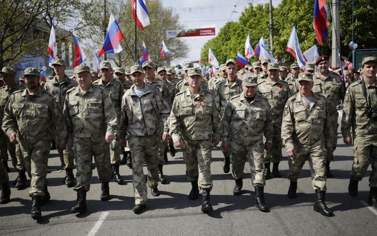 May Day marches in Russia