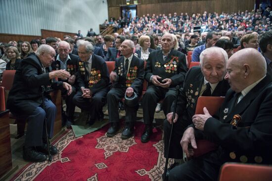 Veteran of Great Patriotic War, gunner Alexander Chernyayev