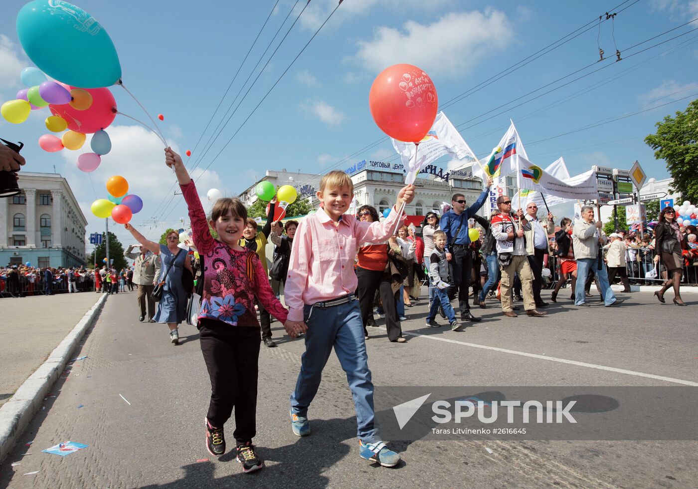 May Day marches in Russia