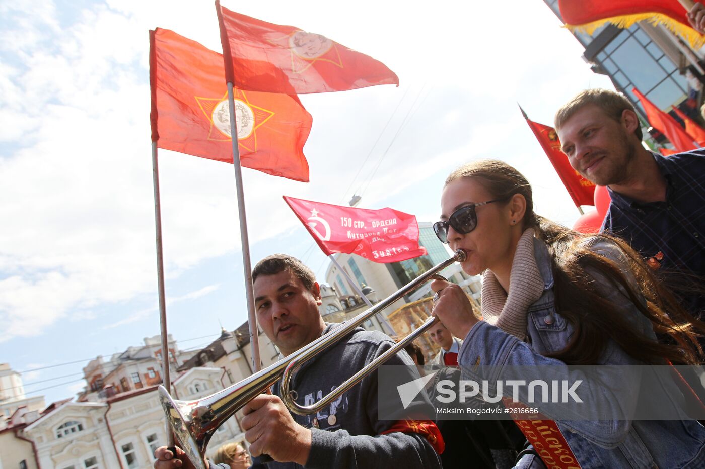 May Day marches in Russia