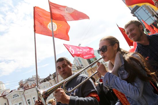 May Day marches in Russia