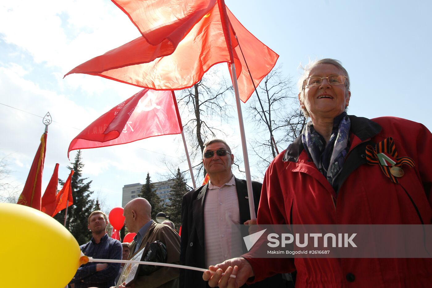 May Day marches in Russia