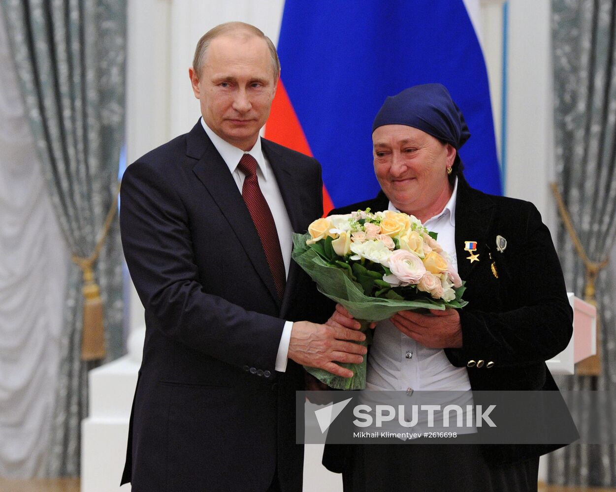 President Vladimir Putin presents Hero of Labor medals