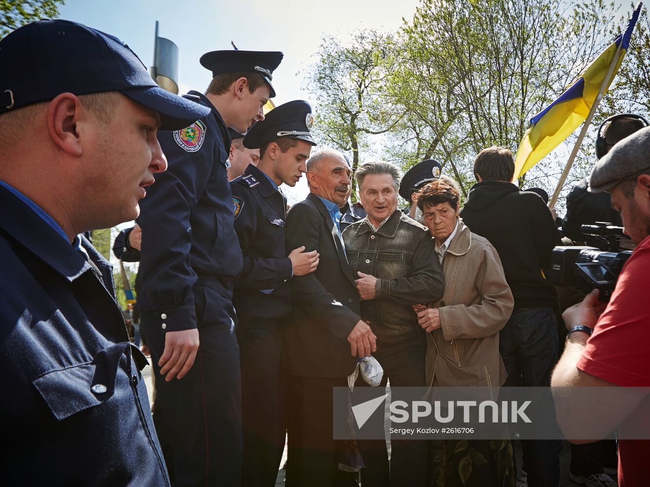 May Day rallies in Ukraine