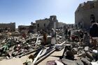 Aftemath of Saudi-led coalition's air raids in Yemeni capital Sanaa