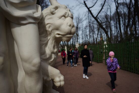 Summer Garden opens to visitors in St. Petersburg