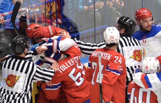 Ice Hockey World Championship 2015. Russia vs. Norway