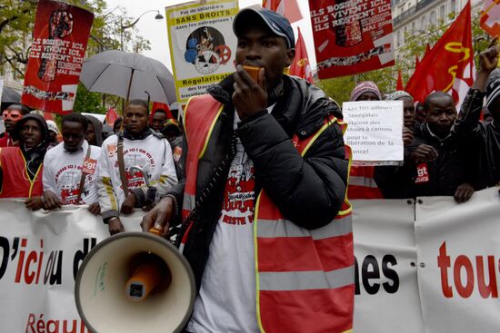 May Day demonstration in Paris