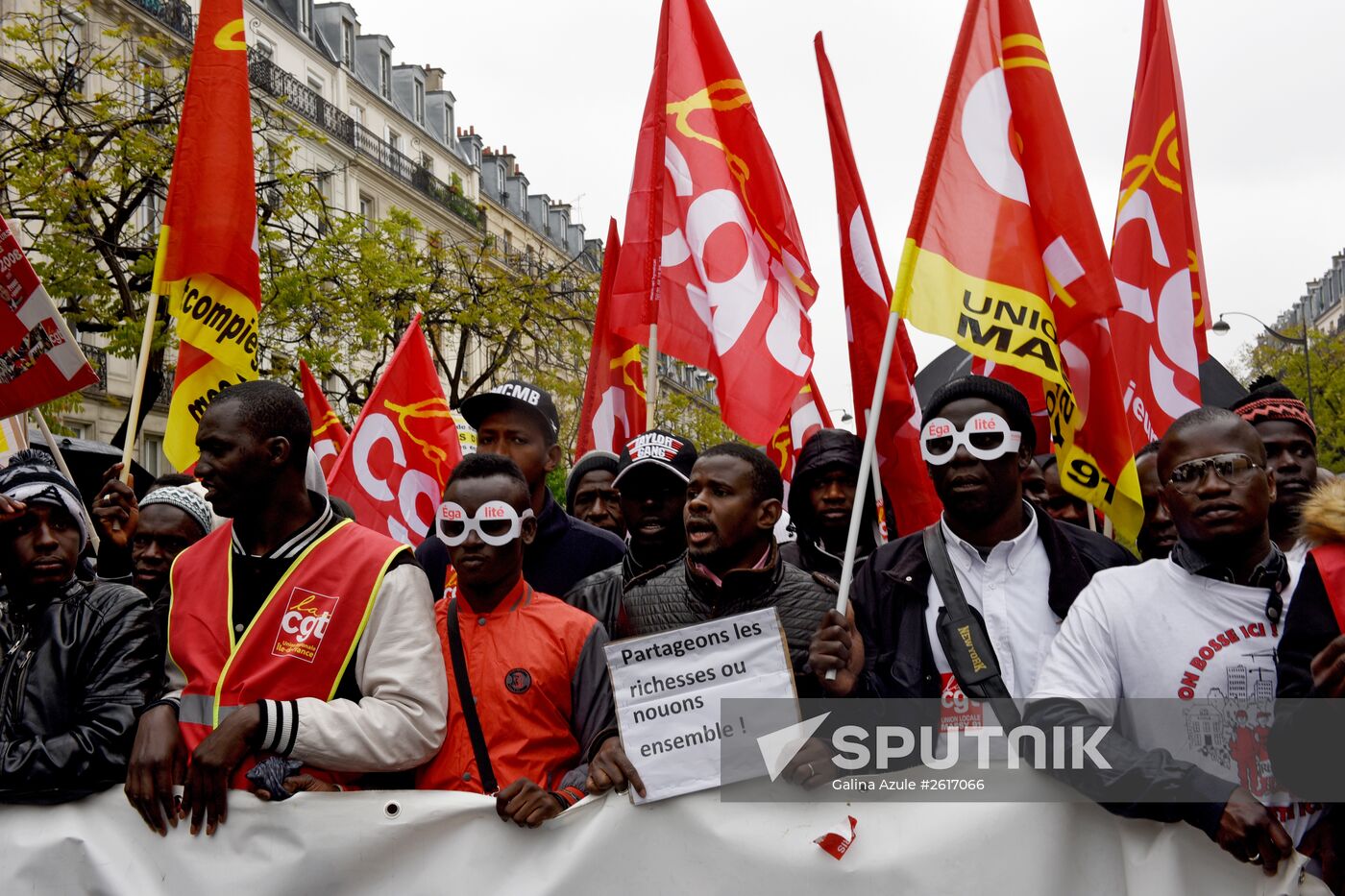 May Day demonstration in Paris