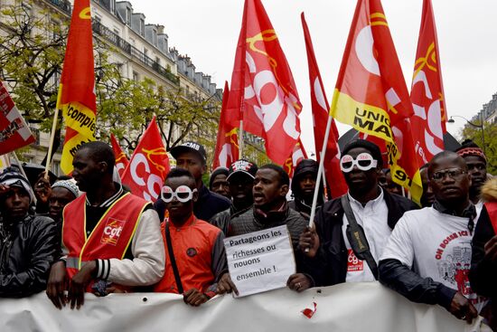 May Day demonstration in Paris