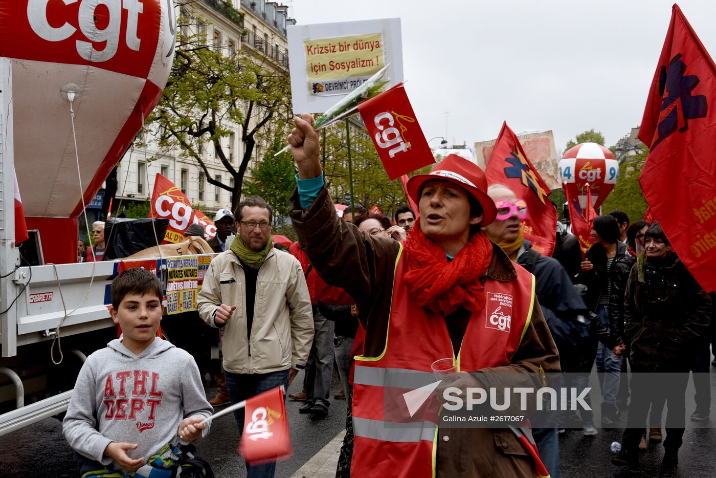 May Day demonstration in Paris