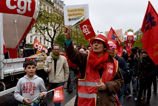 May Day demonstration in Paris