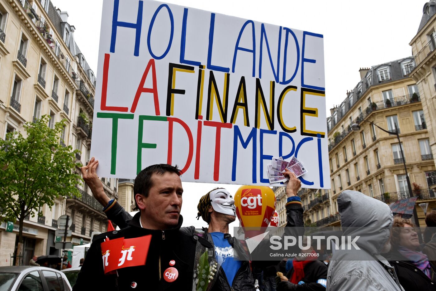 May Day demonstration in Paris