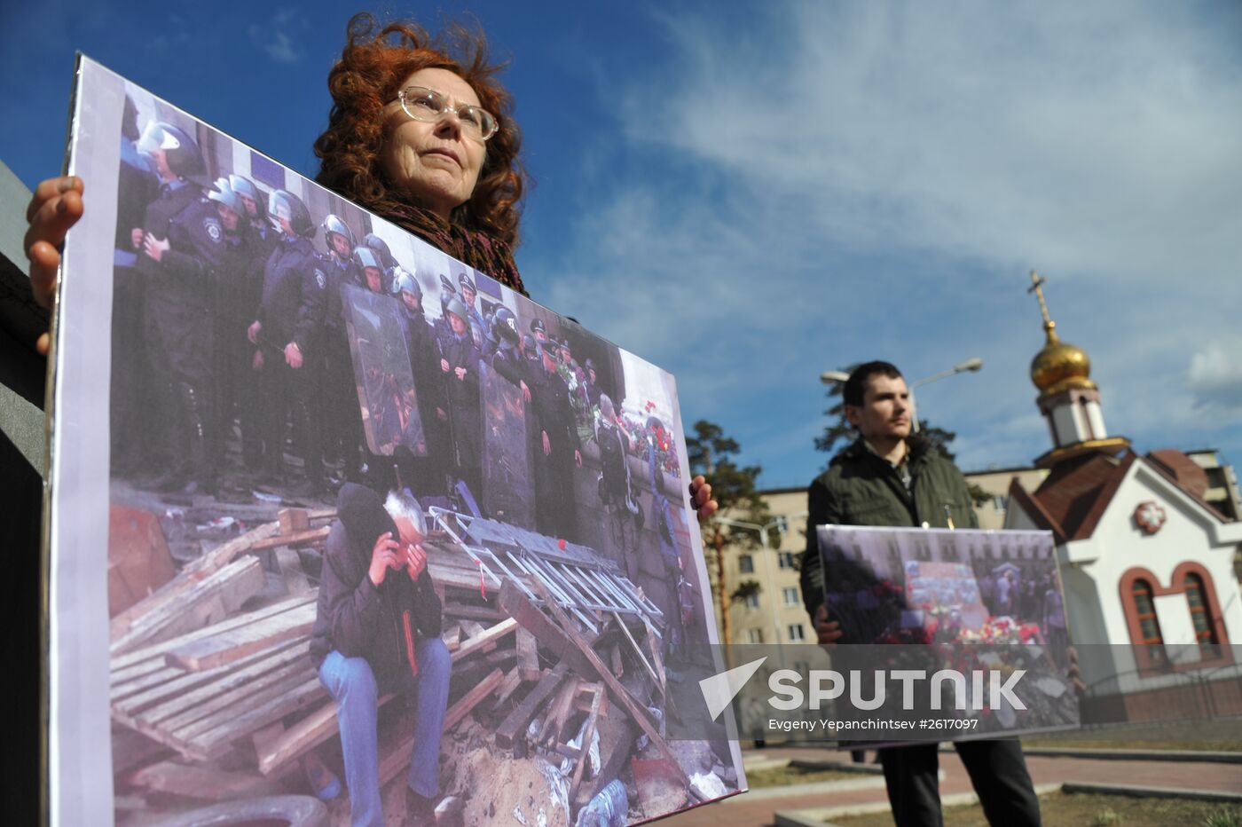 Rallies held across Russia to commemorate those killed in Odessa on May 2, 2014