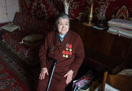 Great Patriotic War veterans in Donetsk