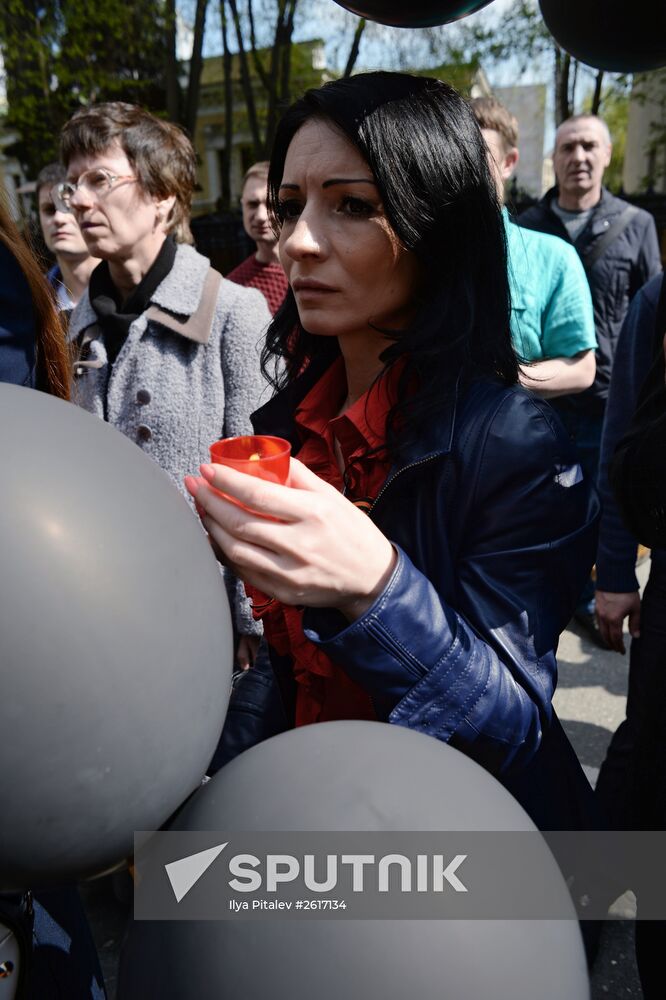 Rally held to commemorate those killed in Odessa on May 2, 2014