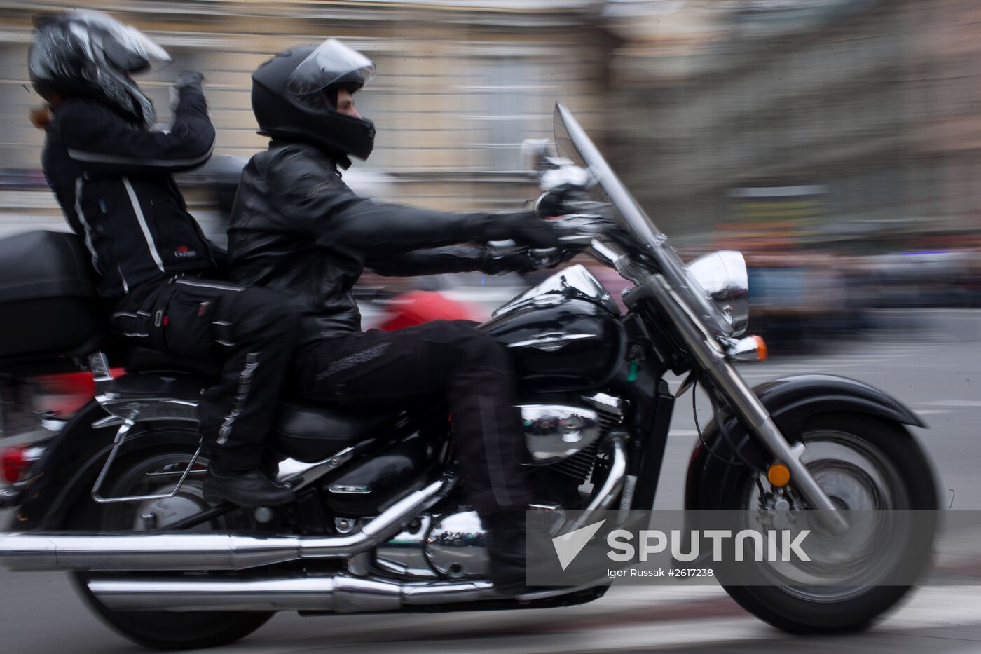 Opening of the 2015 motorcycle season in St Petersburg