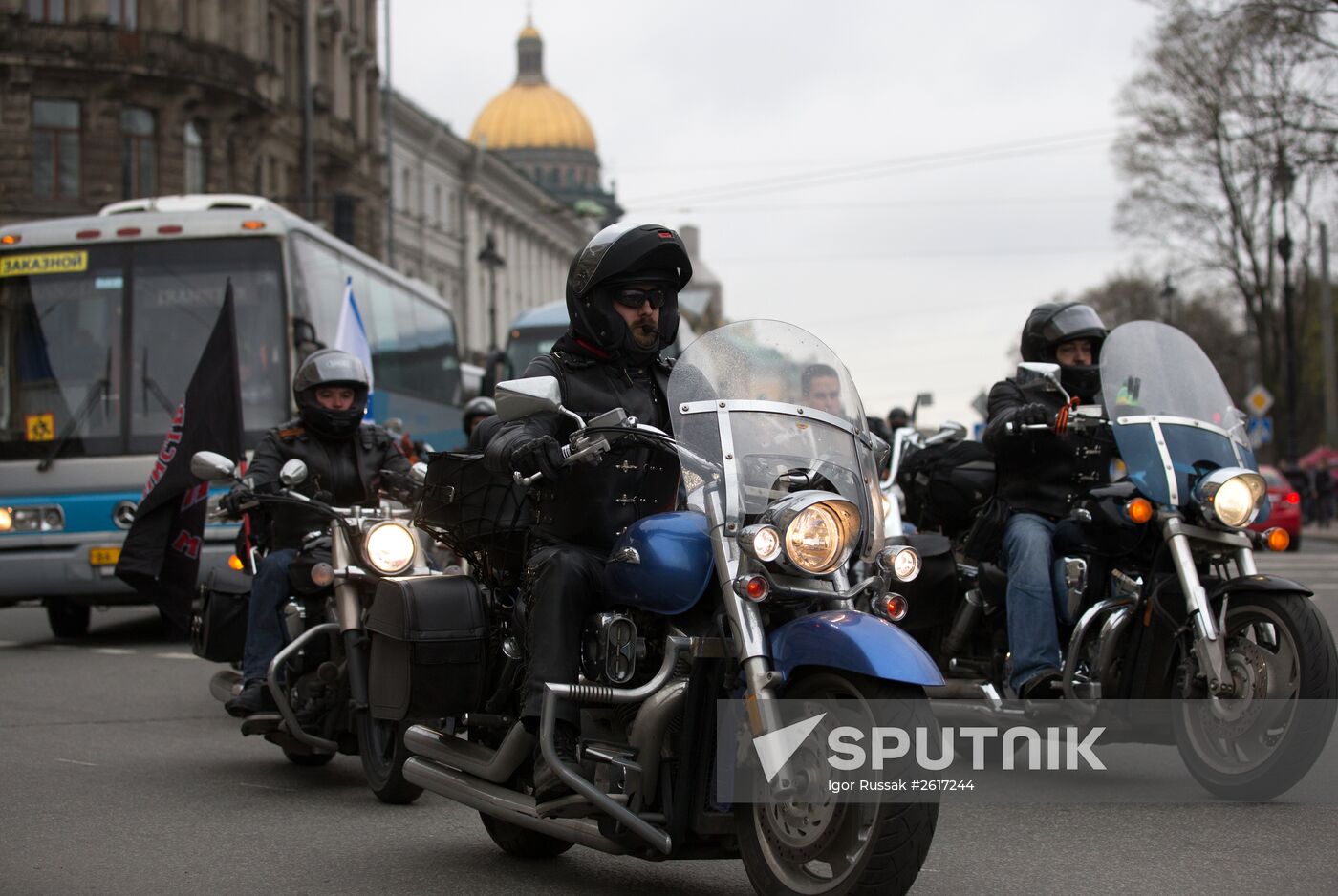 Opening of the 2015 motorcycle season in St Petersburg