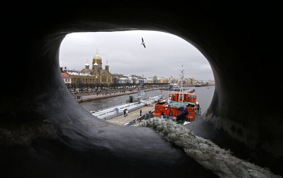 Festival of Ice Breakers in St. Petersburg