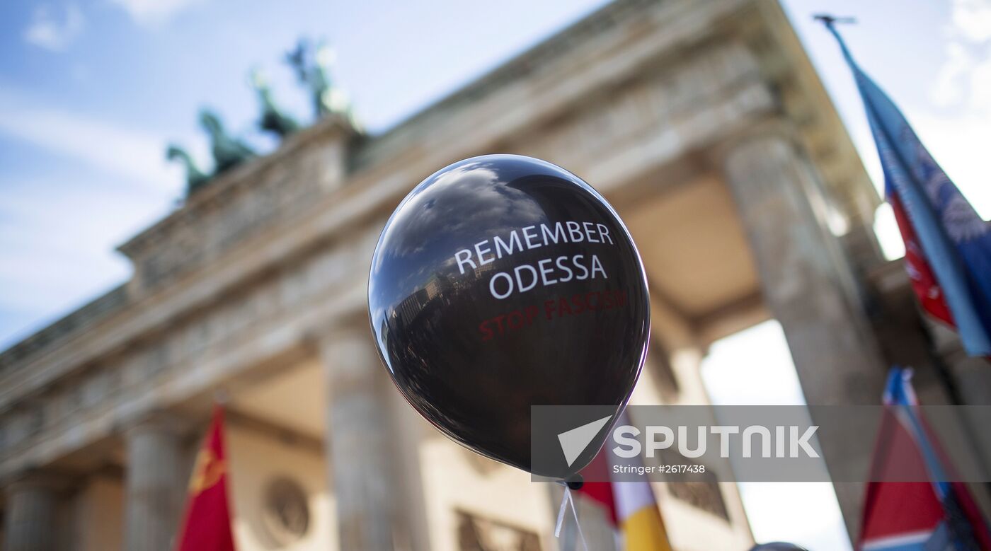 Victims of May 2, 2014 Odessa massacre commerorated in Europe