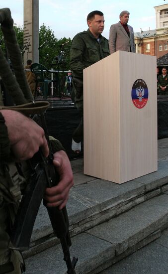Odessa May 2 tragedy memorial in Donetsk