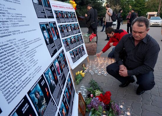 Odessa May 2 tragedy memorial in Russian regions